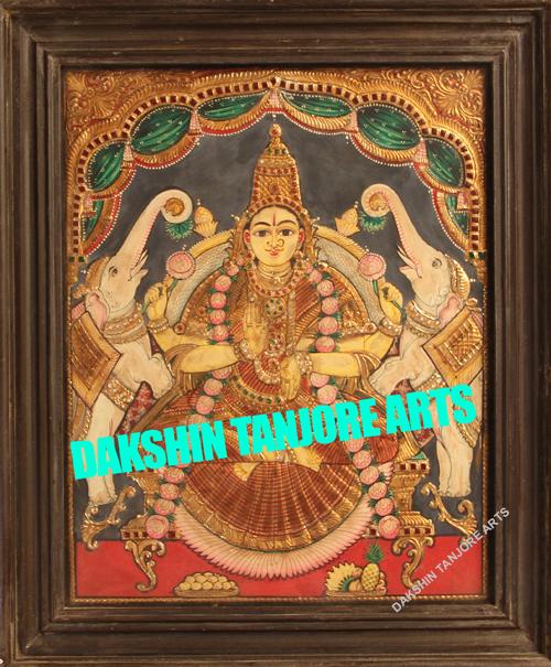 Gaja Lakshmi  in Antique Finish