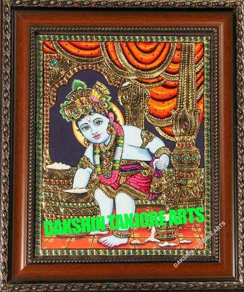 BUTTER BABY Krishna Painting