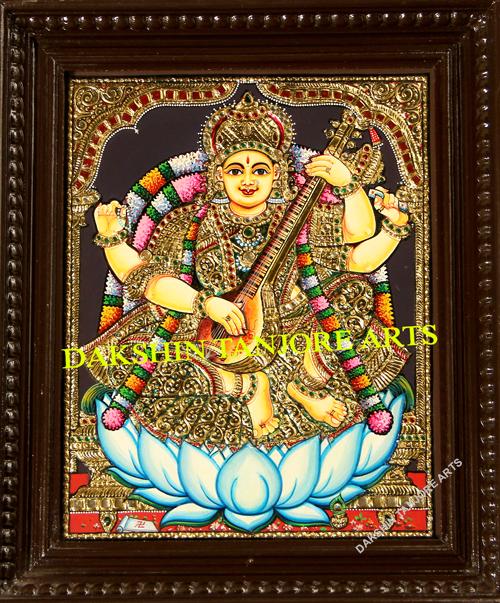 Goddess Saraswathi New Painting